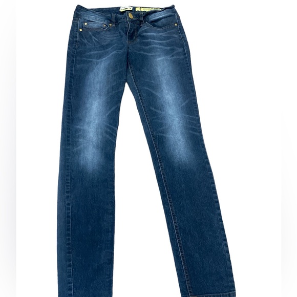 Indigo Women's Blue Denim Medium Wash Skinny Fit Jeans Size 5 - Picture 1 of 6